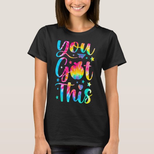 絞り染め得先生の学生テスト Tシャツ (正面)
