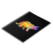 絞り染め恐竜 ノートブック (左側)