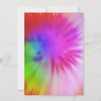 絞り染め招待状