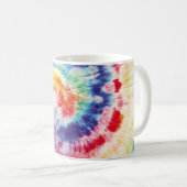 絞り染め旋回継ぎ目のないTiedyeパターンファブリックMu コーヒーマグカップ (正面右)