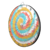 絞り染め旋回虹 ダーツボード (正面右)