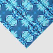 絞り染め模様（藍色とアイスブルー） 薄葉紙 (詳細)