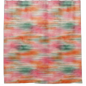 絞り染め水彩 シャワーカーテン (正面)