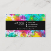 絞り染め水彩 名刺 (正面)