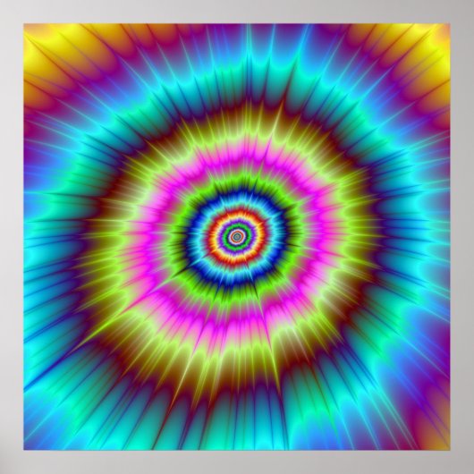 絞り染め爆発 ポスター (正面)