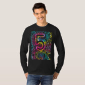 絞り染め第5学年先生学生の戻る Tシャツ (正面フル)