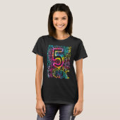 絞り染め第5学年先生学生Scに戻る Tシャツ (正面フル)