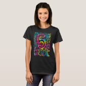 絞り染め第5学年先生学生Scに戻る Tシャツ (正面フル)