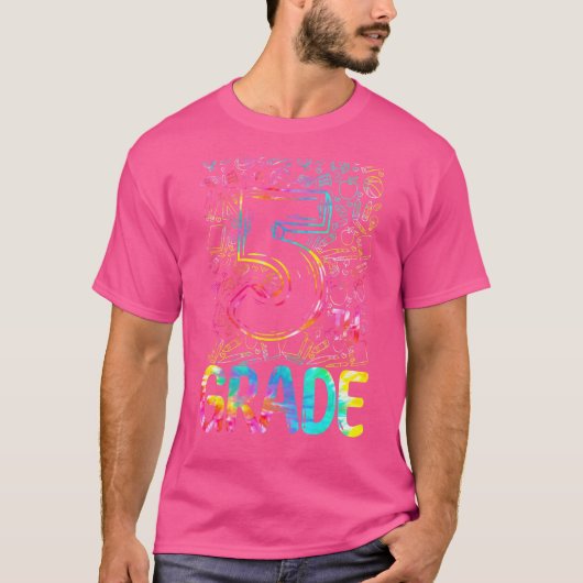 絞り染め第5学年先生学生Scに戻る Tシャツ (正面)