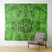 絞り染め緑 タペストリー (インサイチュ(横))