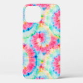 絞り染め緩和曲線美しい水の色ダーティーアート。ソフトウェア Case-Mate iPhoneケース (裏面)