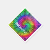 絞り染め織パターン（の模様が）ある物 スタンダードカクテルナプキン (角)