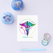 絞り染め聴診器介護者生活介護 チラシ (シングル)