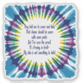 絞り染め肌プライドT シール (正面)