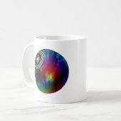 絞り染め芝生鉢、コーヒーマグ コーヒーマグカップ (正面左)