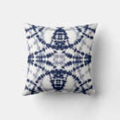 絞り染め藍 クッション (裏面)