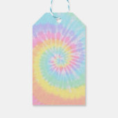 絞り染め誕生日パーティーメッセージカード ギフトタグ (裏面)