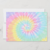 絞り染め誕生日招待状10誕生日 招待状 (裏面)