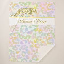 *~*絞り染め金ゴールドレオパードパステルスポット