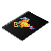 絞り染め馬 ノートブック (左側)