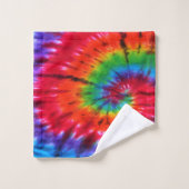 絞り染め013 バスタオルセット (ウォッシュタオル)