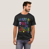 絞り染め100日の学校100日目の紅茶 Tシャツ (正面フル)