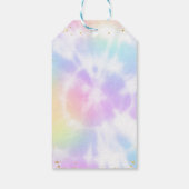 絞り染め1st誕生日サンキューユユーラベル ギフトタグ (裏面)