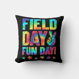 絞り染め2022先生Sのフィールドの日 クッション