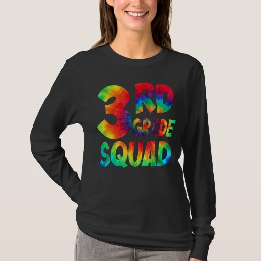 絞り染め3級分隊先生生初日 Tシャツ (正面)