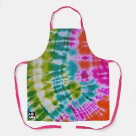 絞り染め エプロン