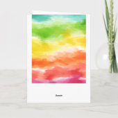 絞り染め カード (裏面)