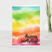 絞り染め カード (正面)