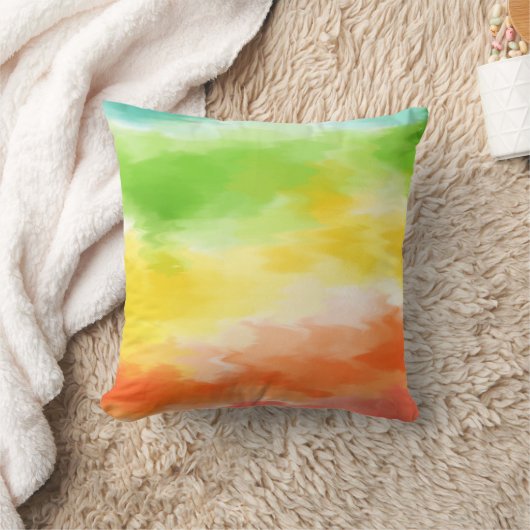 絞り染め クッション (ブランケット)