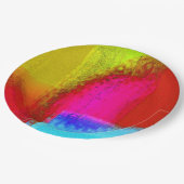 「絞り染め」パーティー紙プレート ペーパープレート (アングル)