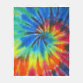 絞り染め フリースブランケット (正面)