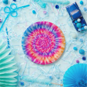 絞り染め ペーパープレート (パーティー)