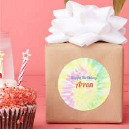 絞り染め ラウンドシール