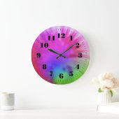 絞り染め ラージ壁時計 (ホーム)