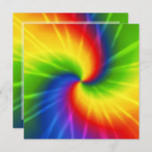 絞り染め 招待状 (正面/裏面)