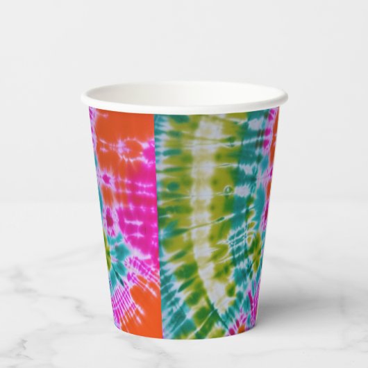 絞り染め 紙コップ (裏面)