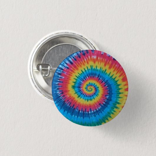 絞り染め 缶バッジ (正面&裏面)