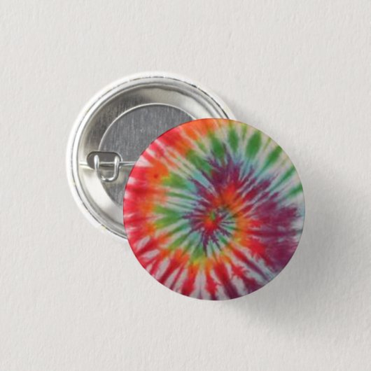 絞り染め 缶バッジ (正面&裏面)