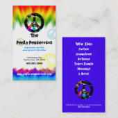 絞り染め「Nの素晴しい平和名刺 名刺 (正面/裏面)