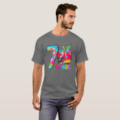 絞り染めApple 7年生の先生Scに戻る Tシャツ (正面フル)