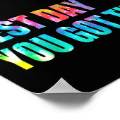 絞り染めBruhそのテスト日この得先生子 ポスター (角)