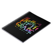 絞り染めHello fIFTH THグレード先生 ノートブック (左側)