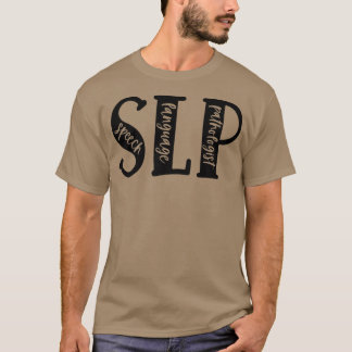 絞り染めSLP言語病理学言語言語言語音声 Tシャツ