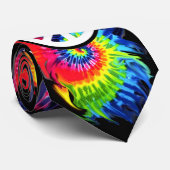 絞り染めT ie wのピースマーク ネクタイ (ロール)