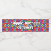 絞り染水瓶ラベル ペットボトルラベル (シングルラベル)