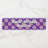 絞り染水瓶ラベル ペットボトルラベル (シングルラベル)